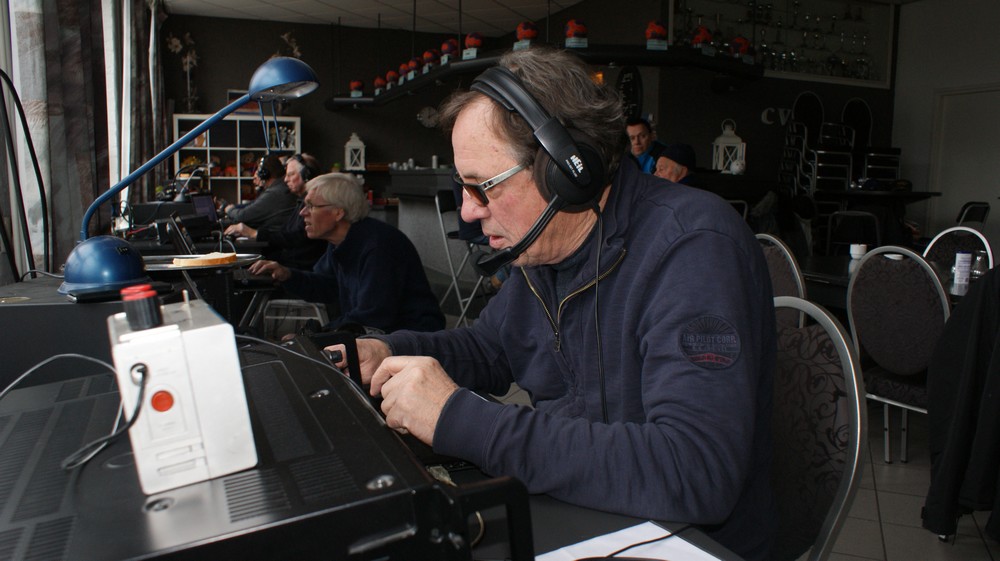 Leo, PA0LMD in actie op 40m.